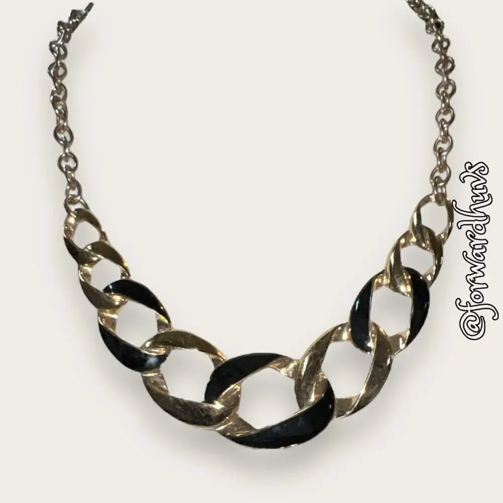Bundle Sale 3 for $15 | Gold & Black Chain Necklace